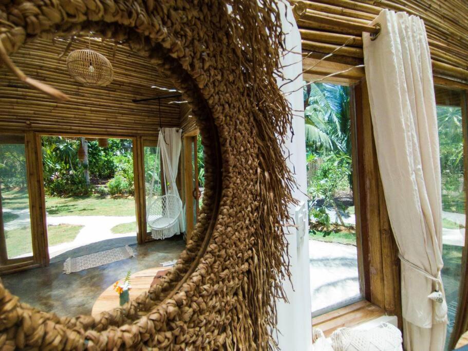 The Bamboo Houses - Tropical Garden & Empty Beach General Luna  Kültér fotó