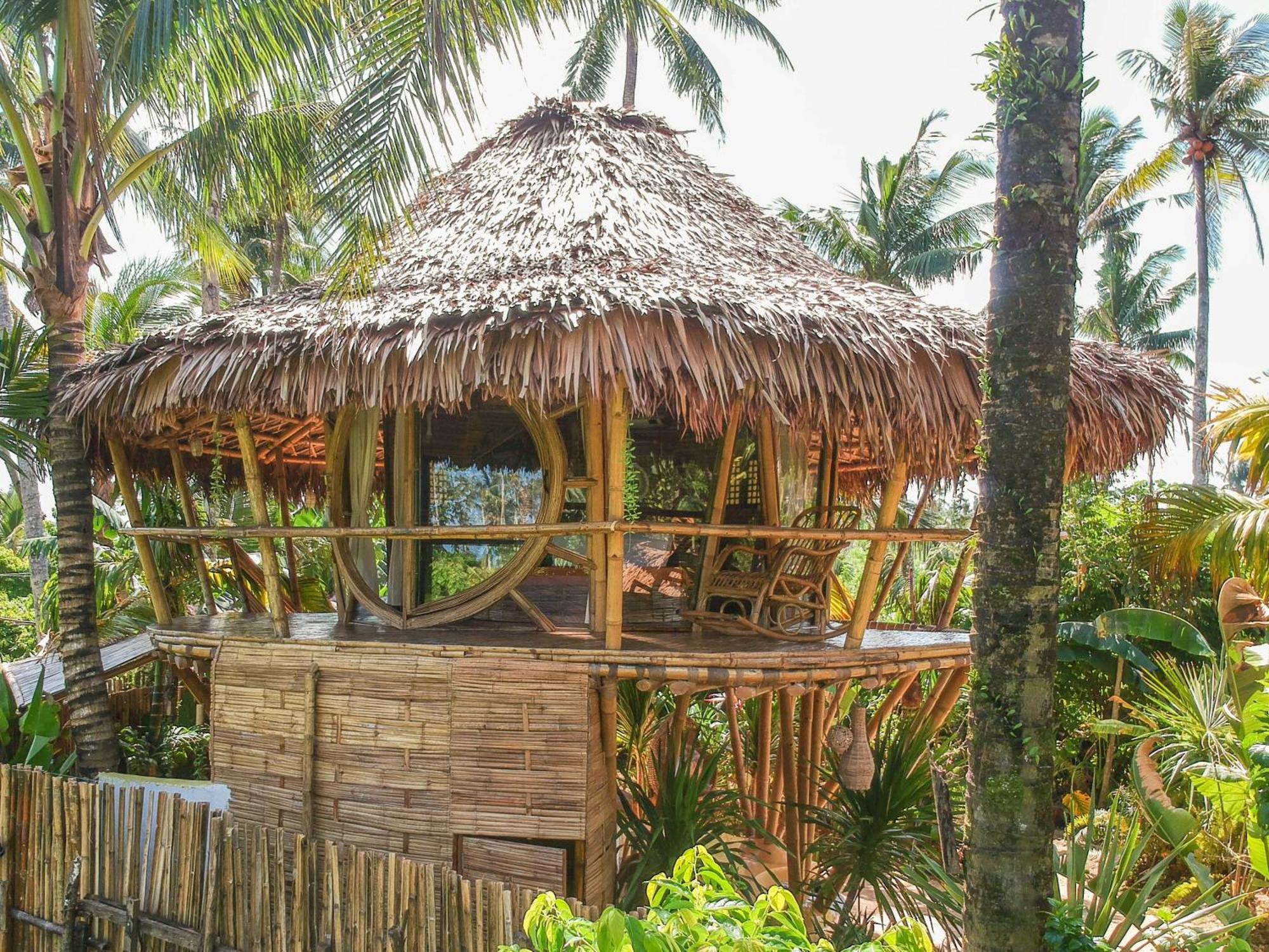 The Bamboo Houses - Tropical Garden & Empty Beach General Luna  Kültér fotó