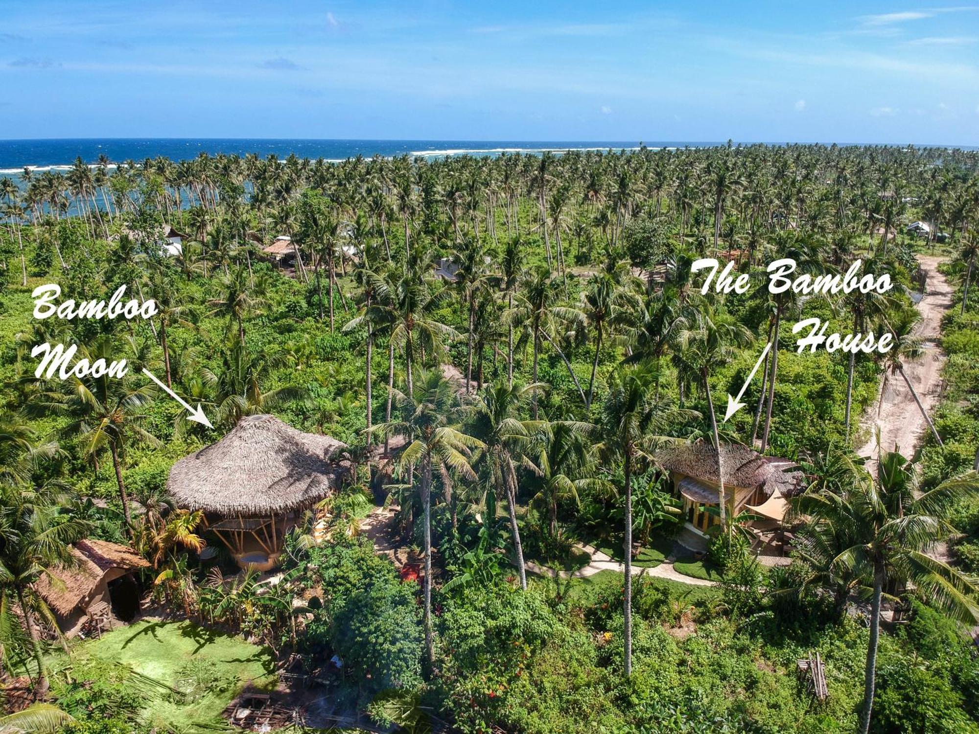 The Bamboo Houses - Tropical Garden & Empty Beach General Luna  Kültér fotó