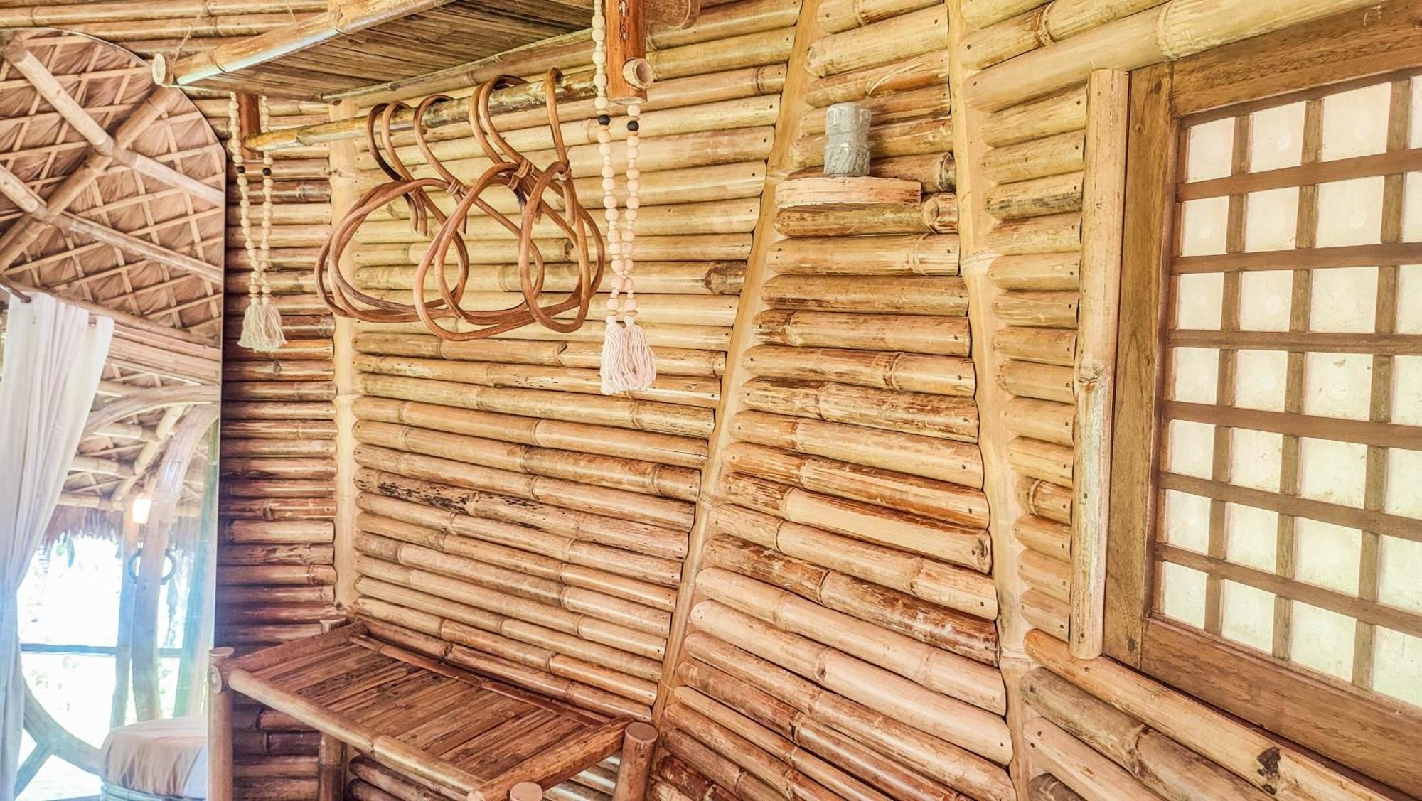 The Bamboo Houses - Tropical Garden & Empty Beach General Luna  Kültér fotó