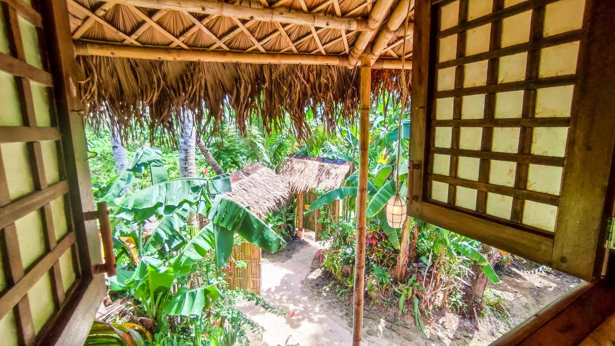 The Bamboo Houses - Tropical Garden & Empty Beach General Luna  Kültér fotó