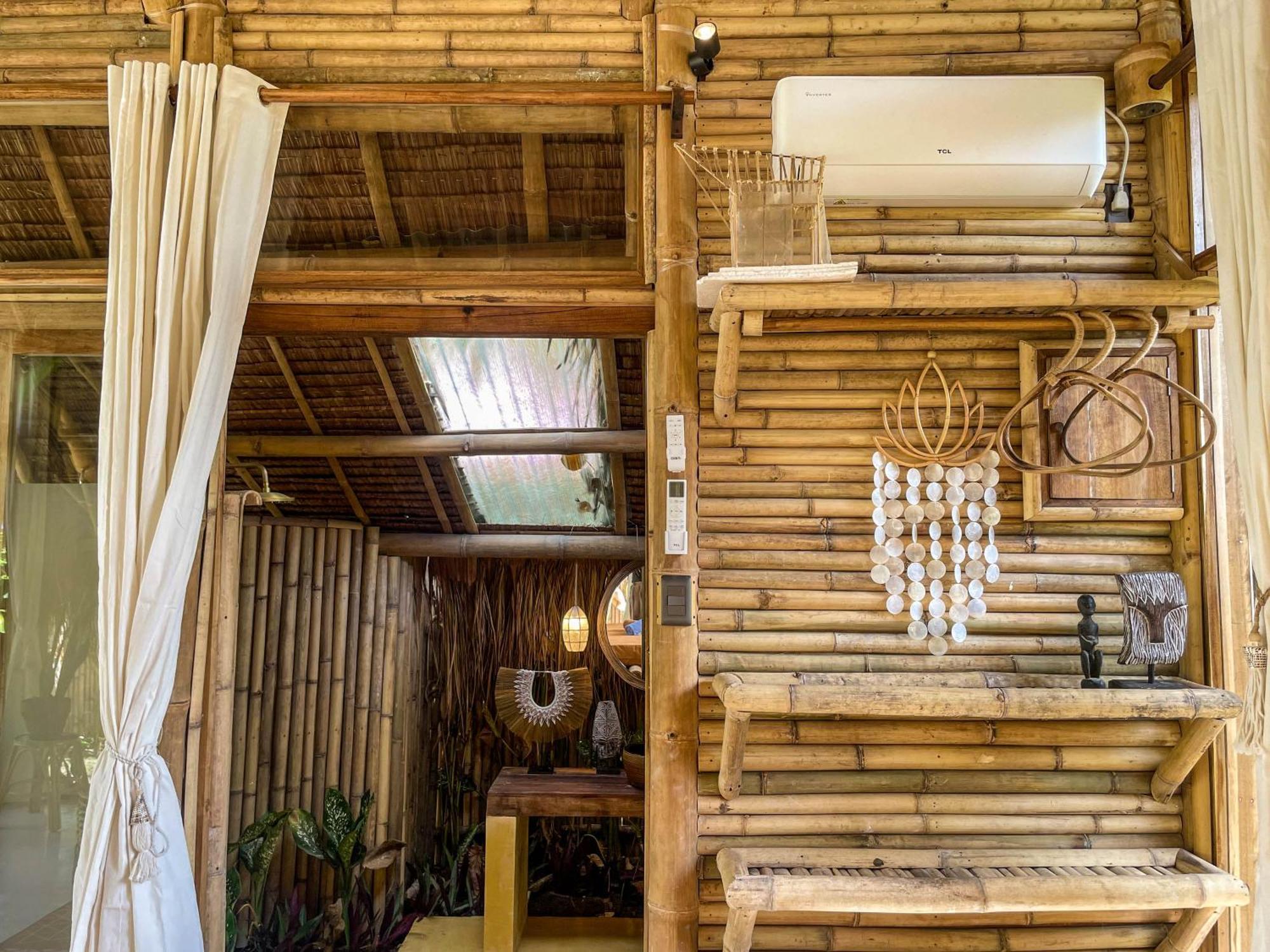 The Bamboo Houses - Tropical Garden & Empty Beach General Luna  Kültér fotó