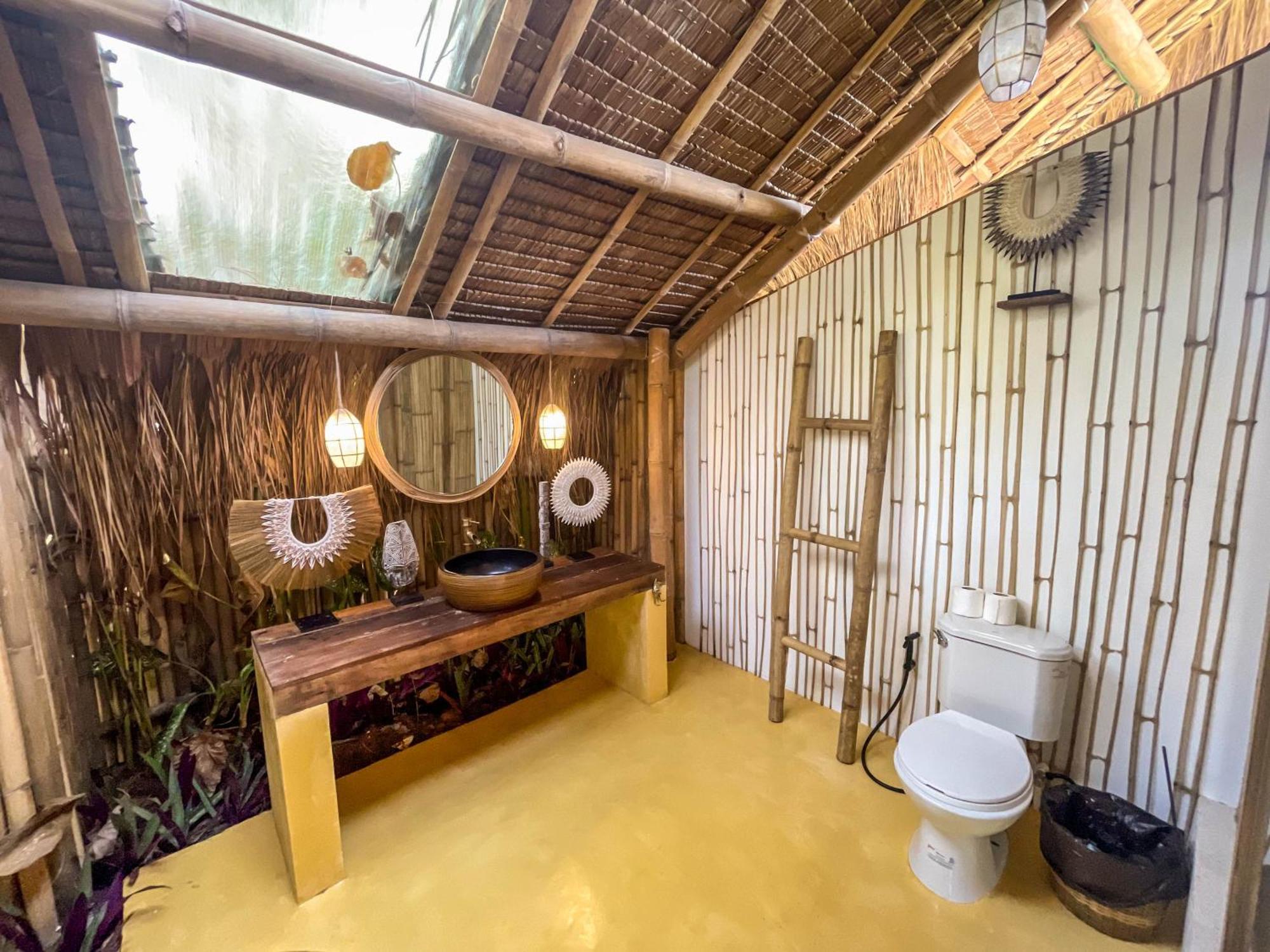 The Bamboo Houses - Tropical Garden & Empty Beach General Luna  Kültér fotó